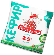 Кефир Пестравка 2.5%, 450г