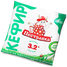 Кефир Пестравка 3.2%, 450г