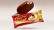 Мороженое Бодрая Корова Пломбьеро веро Эскимо Пломбир с шоколадным топпингом 15%, 80г