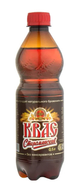 Квас Староминский Традиционный хлебный, 500мл