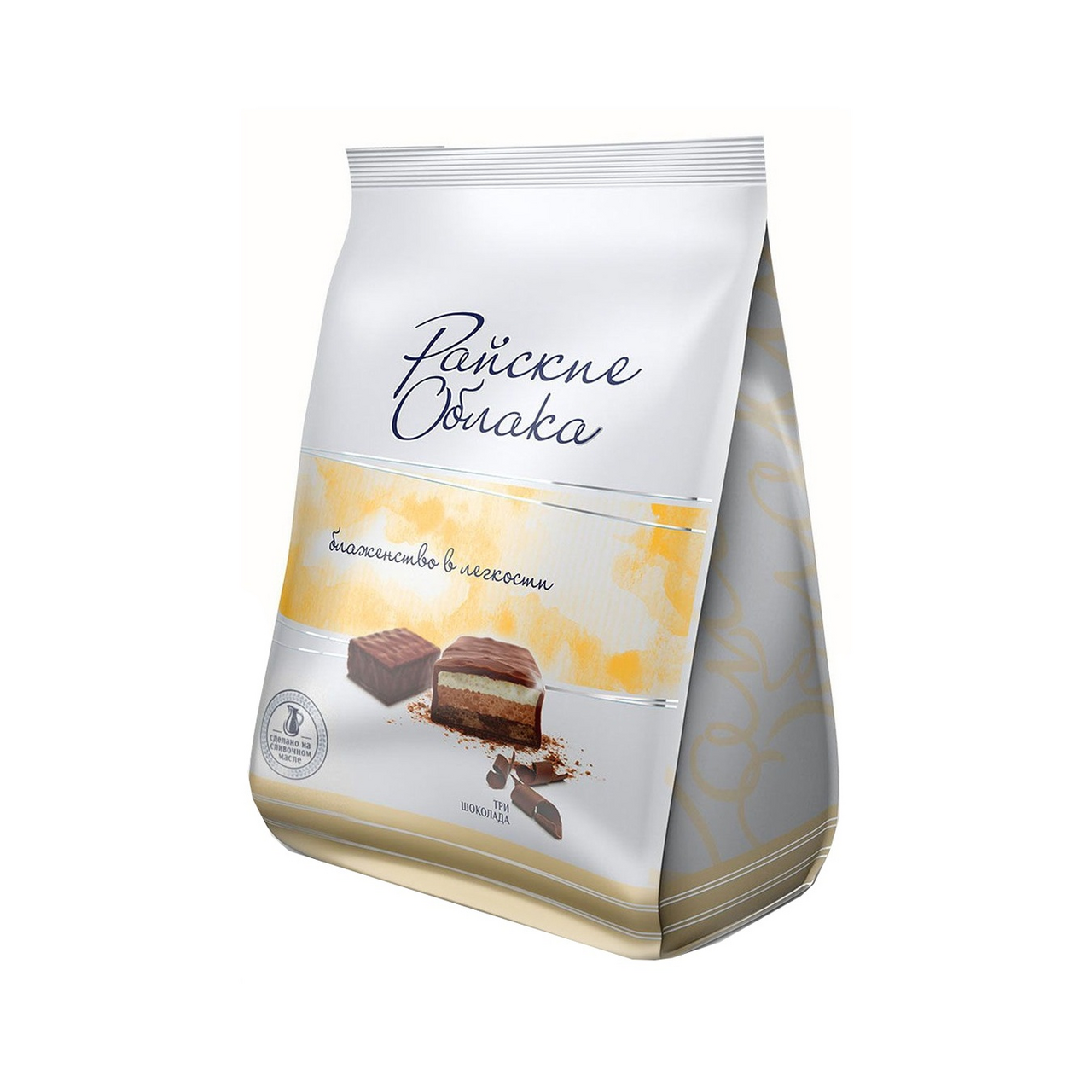 Конфеты Райские облака суфле три шоколада, 200г