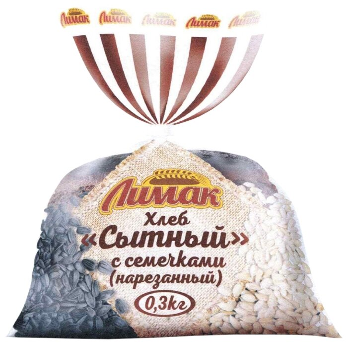 Хлеб Лимак Сытный с семечками в нарезке, 300г