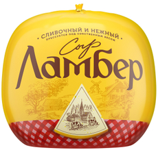 Сыр Ламбер Классический полутвердый 50%, ~1кг