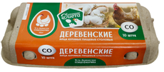Яйцо куриное Усть-Абаканская птицефабрика Деревенское С0, 10шт