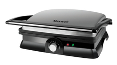 Электрогриль Maxwell MW-1960 антипригарное покрытие пластин емкость для сбора жира терморегулятор световой индикатор, 36 х 35 х 15.5см