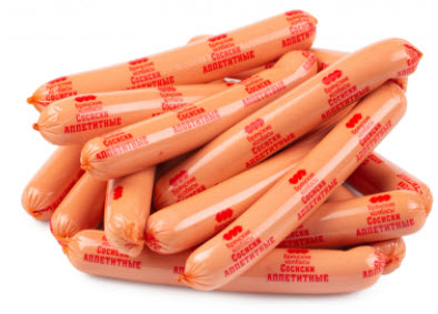 Сосиски Фабрика качества Аппетитные