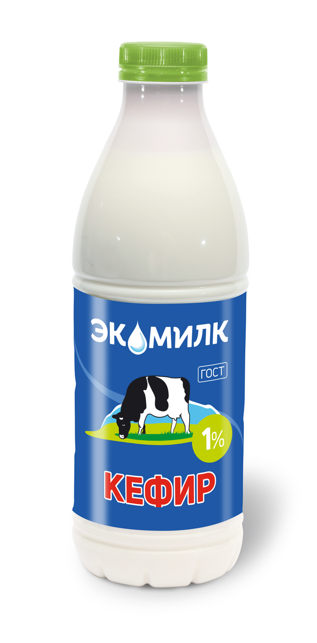 Кефир Экомилк 1%, 930мл