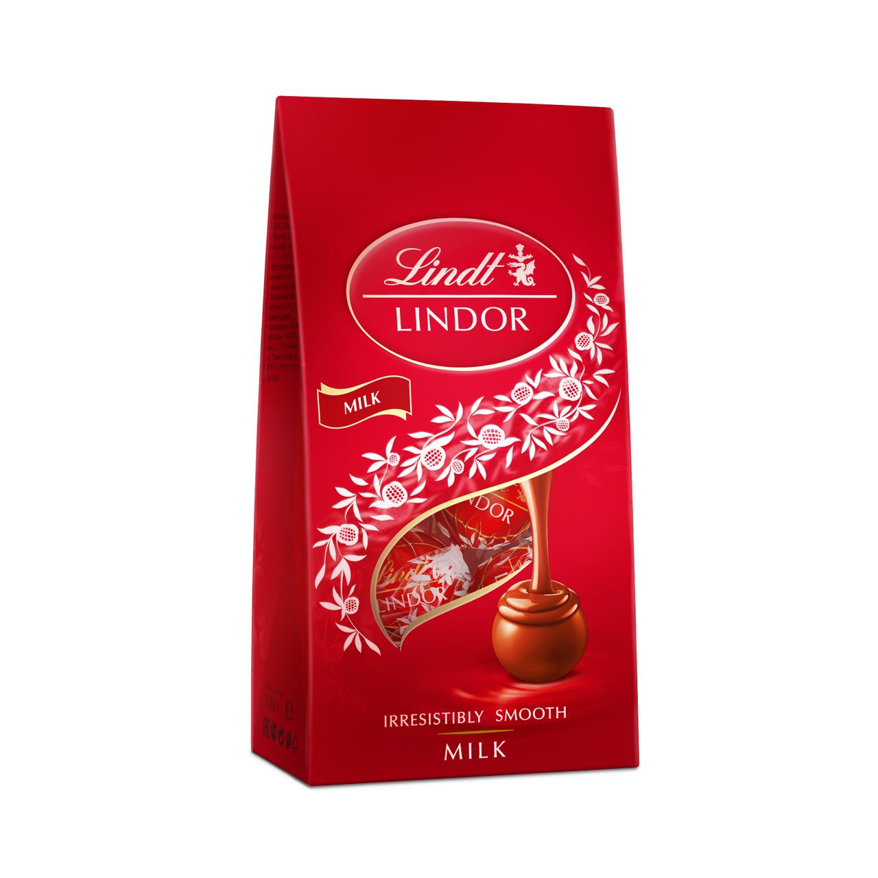 Конфеты молочные LINDOR сумка, 100 г