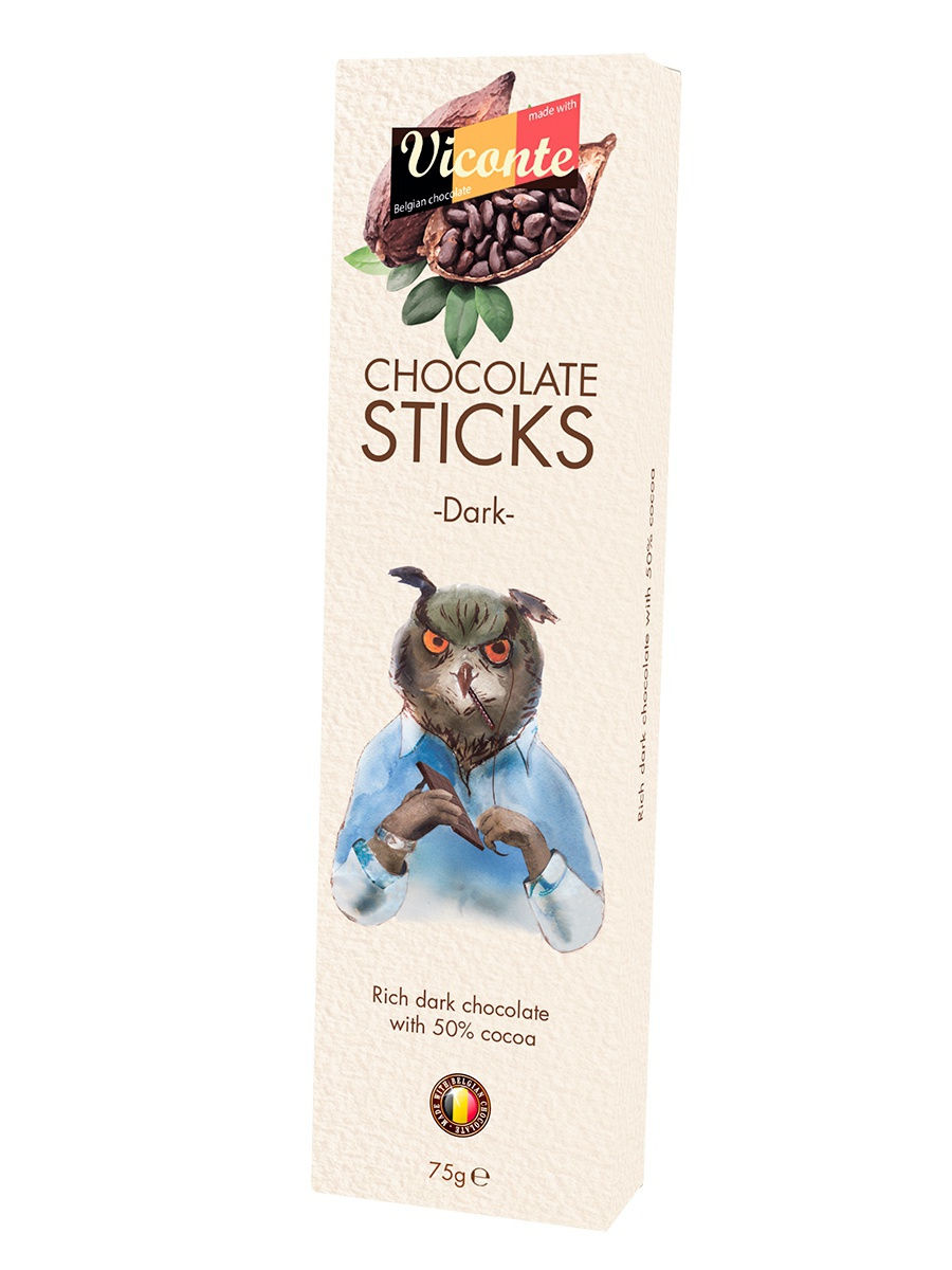 Палочки Viconte шоколадные ассорти, 75г