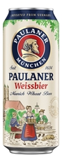 Пиво Paulaner Weissbier светлое, 0.5л x 24 шт