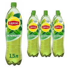 Холодный чай Lipton зеленый, 1.5л x 6 шт
