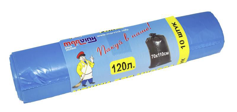 Мешки для мусора Marvink 70 x 110см, 120л х 10шт