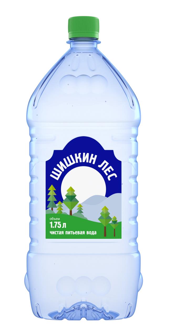 Питьевая вода ШИШКИН ЛЕС негазированная, 1,75 л