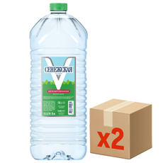 Вода Сенежская питьевая негазированная, 5л x 2 шт