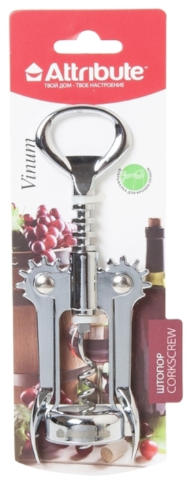 Изображение товара Штопор Attribute Vinum, 15см
