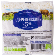 Продукт творожный Молочная сказка Деревенский 5%, 500г