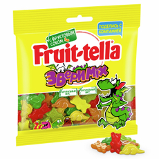Мармелад жевательный Fruittella Звери Mix, 150г