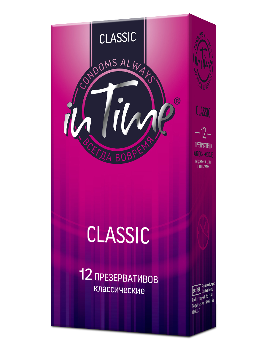 Презервативы In Time Classic, 12шт