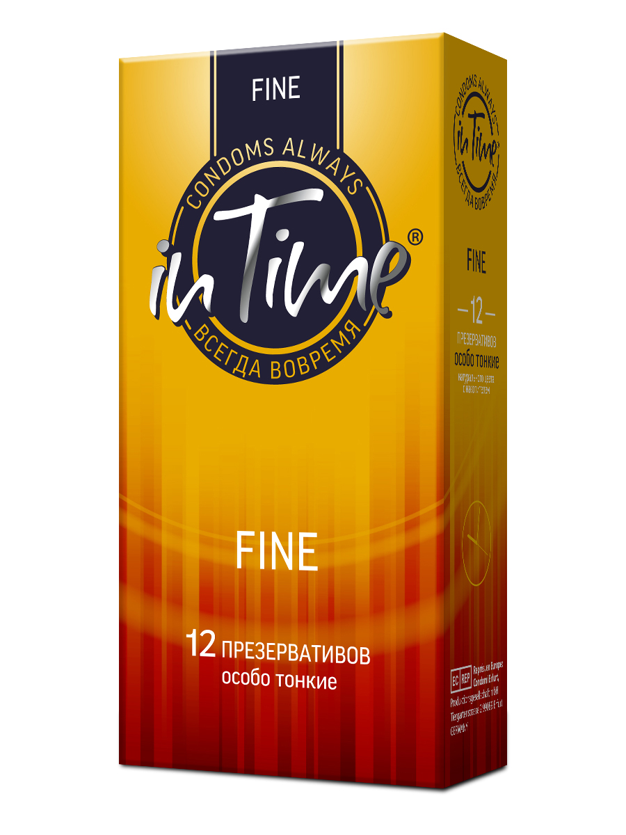 Презервативы In Time Fine тонкие, 12шт купить с доставкой на дом, цены ...