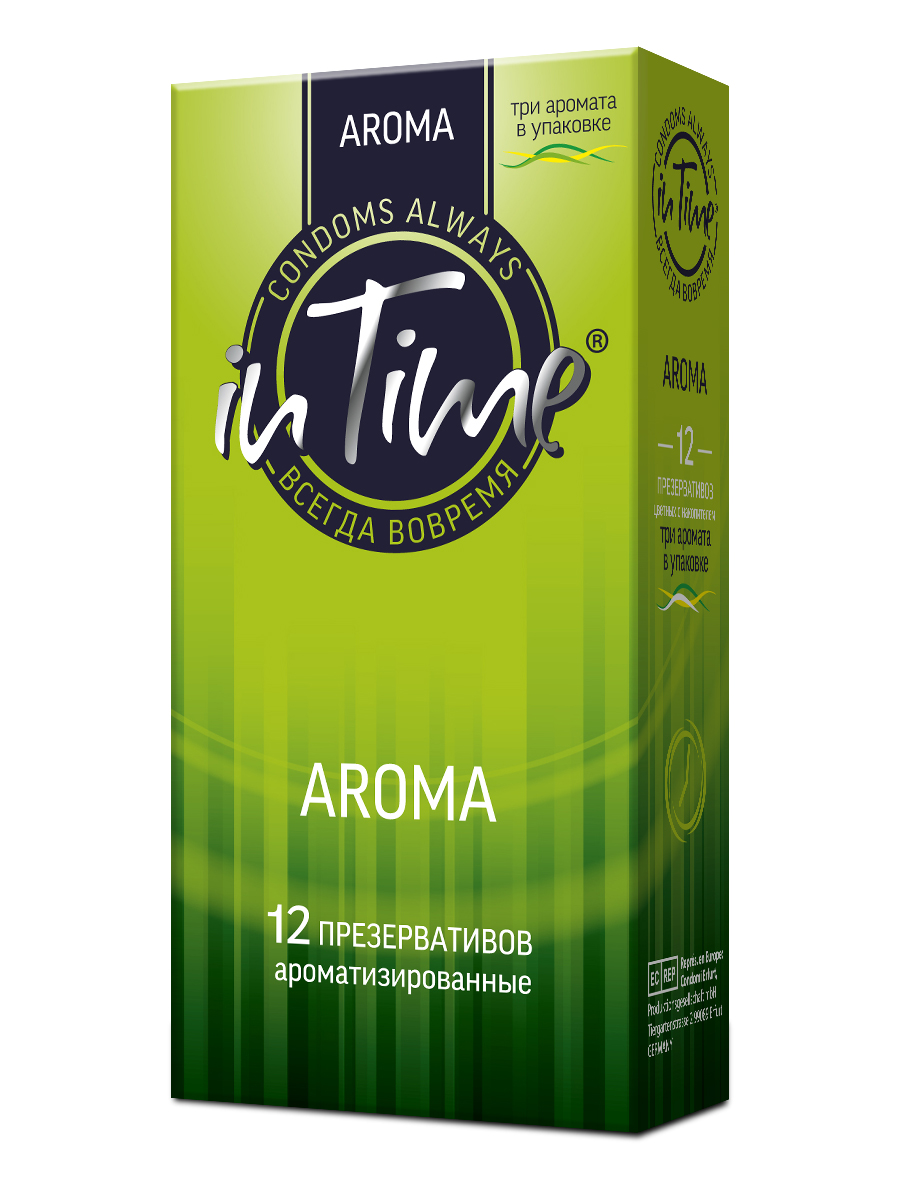 Презервативы In Time Aroma ароматизированные, 12шт