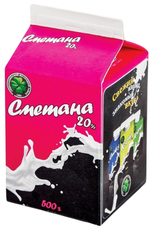 Сметана Северодвинский МЗ 20%, 500г