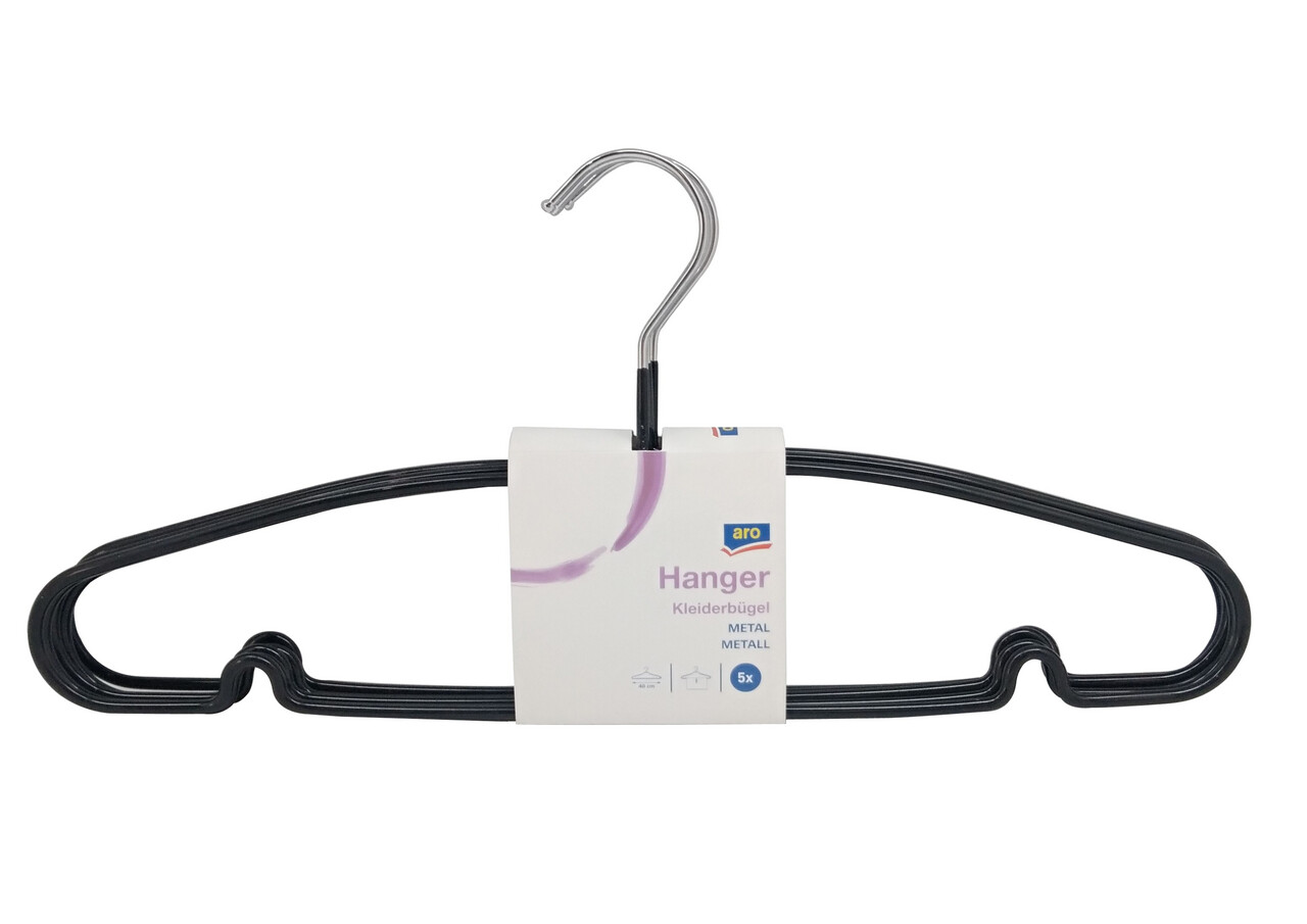 aro Плечики с выемками синие 40 х 0.3см, 5шт