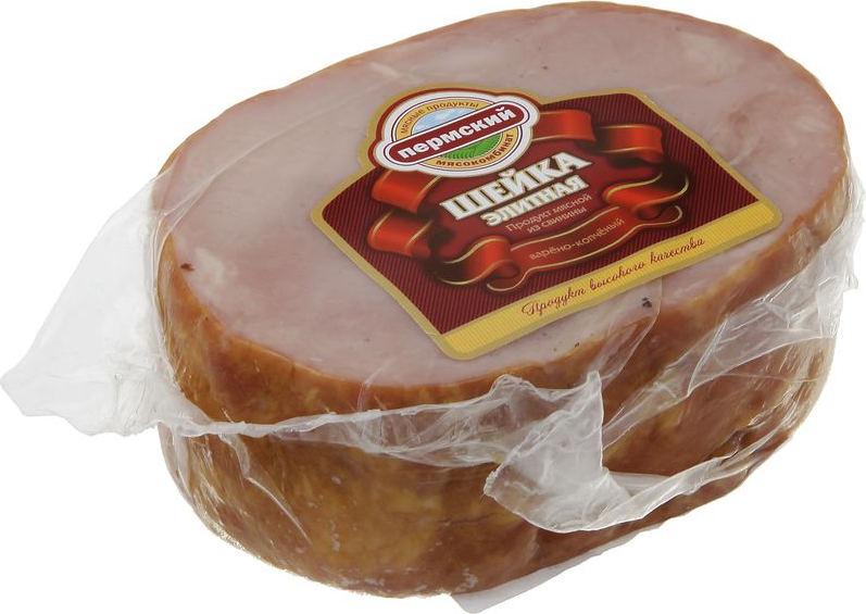 Шейка элитная ПЕРМСКИЙ МК варено-копченая в вакуумной упаковке, 300г ...