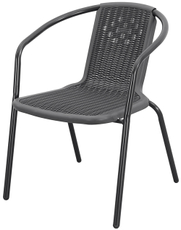 aro Кресло-стул пластиковое черное, 74 x 56 x 56см