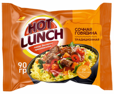 Лапша быстрого приготовления N`Medov Hot Lunch говядина, 90г