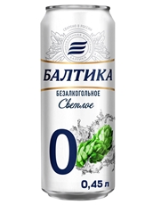 Пиво Балтика №0 безалкогольное, 0.45л