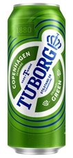 Пиво Tuborg Green светлое, 0.45л