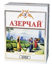 Чай Азерчай черный листовой с чабрецом, 100г