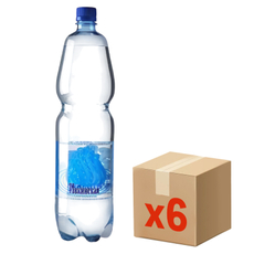 Вода Ивкинская артезианская питьевая газированная, 1.5л x 6 шт