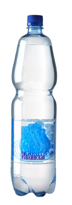 Вода Ивкинская артезианская питьевая газированная, 1.5л