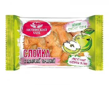 Слойка Аютинский хлеб с яблоком, 80г