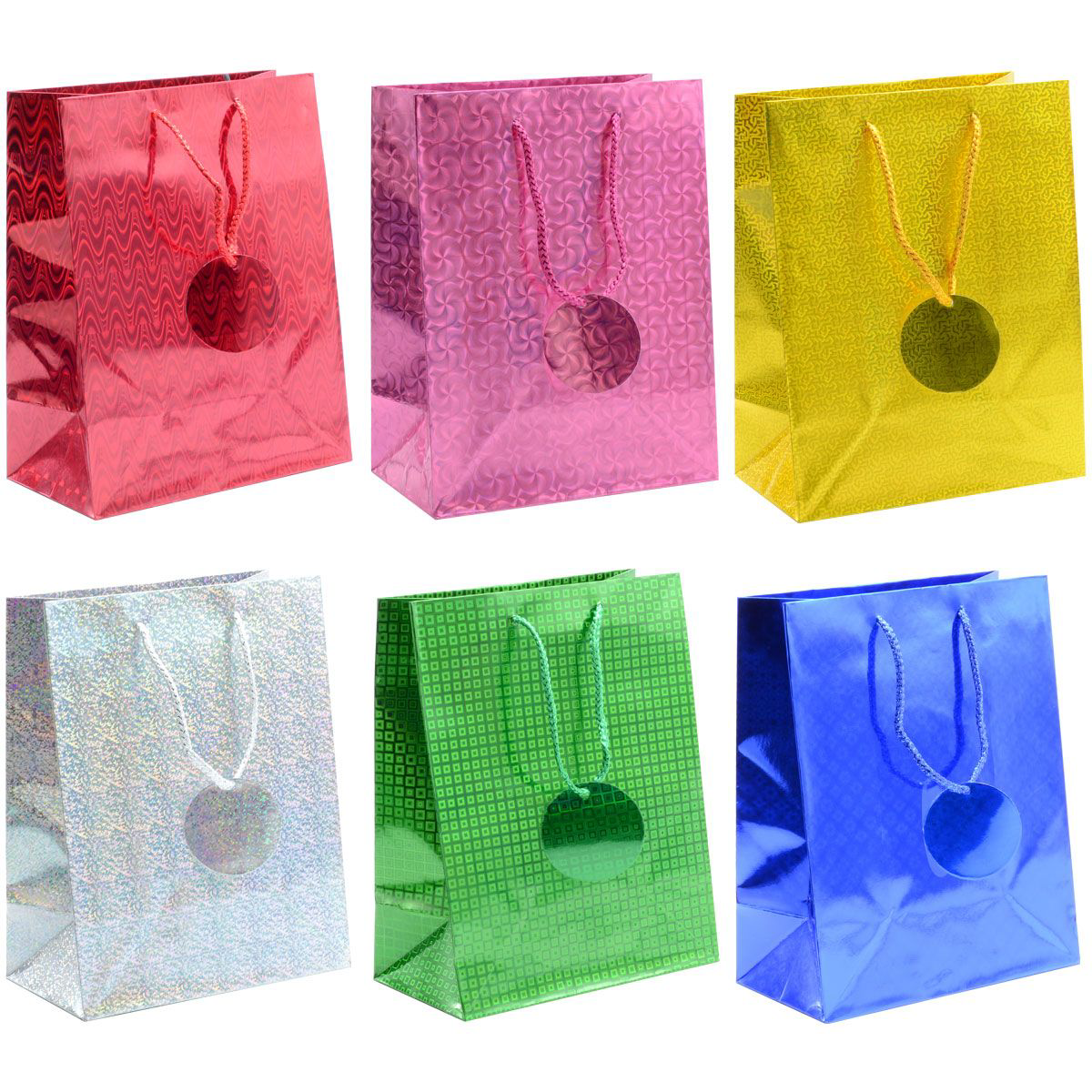 Изображение товара Winter Wings Пакет подарочный голография 20 х 24 х 12см