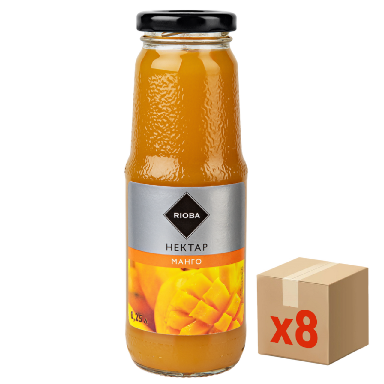 RIOBA Нектар манго, 250мл x 8 шт