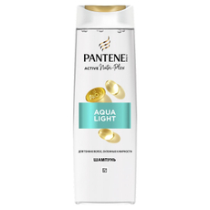 Шампунь женский Pantene Pro-V Aqua Light питательный для тонких и жирных волос, 400мл