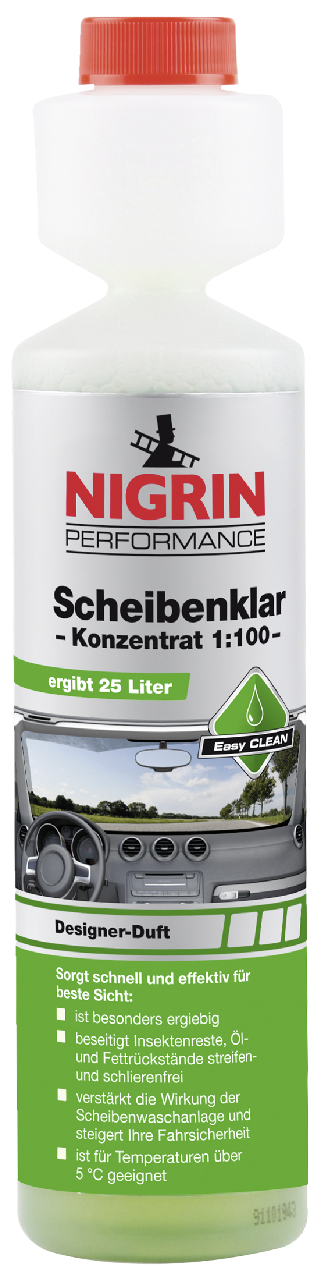 Концентрат стеклоомывающей жидкости Nigrin Nano 1:100