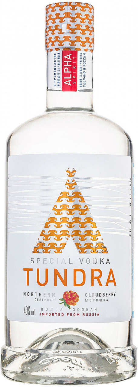 Водка Tundra Северная морошка, 0.25л