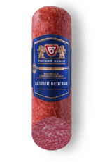 Колбаса Омский бекон Салями Венская сырокопченая, 300г