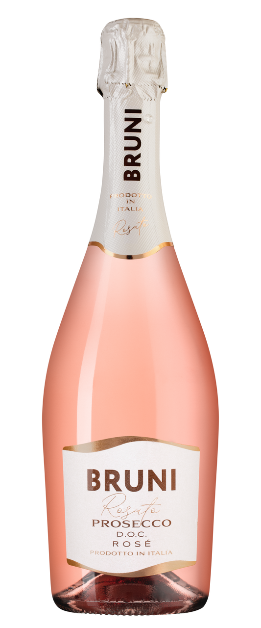 Вино игристое Bruni Prosecco Rose Brut розовое брют, 0.75л