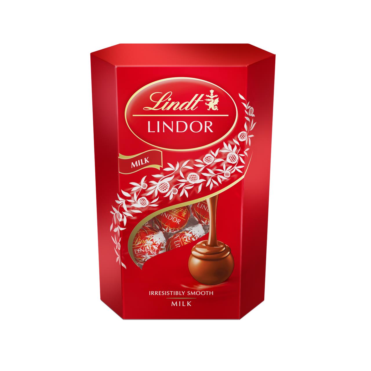 Конфеты шоколадные Молочный шоколад Ассорти LINDOR, 337 г