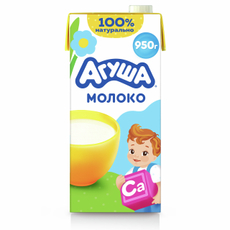 Молоко детское Агуша ультрапастеризованное 3.2% с 3 лет, 925г