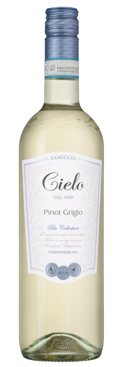 Изображение товара Вино Cielo Пино Гриджио белое сухое, 0.75л Изображение товара Вино Cielo Пино Гриджио белое сухое, 0.75л