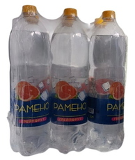 Вода Рамено минеральная грейпфрут газированная, 1.5л x 6 шт