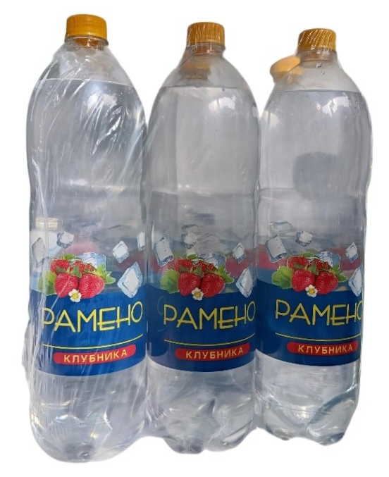 Вода Рамено минеральная грейпфрут газированная, 1.5л x 6 шт
