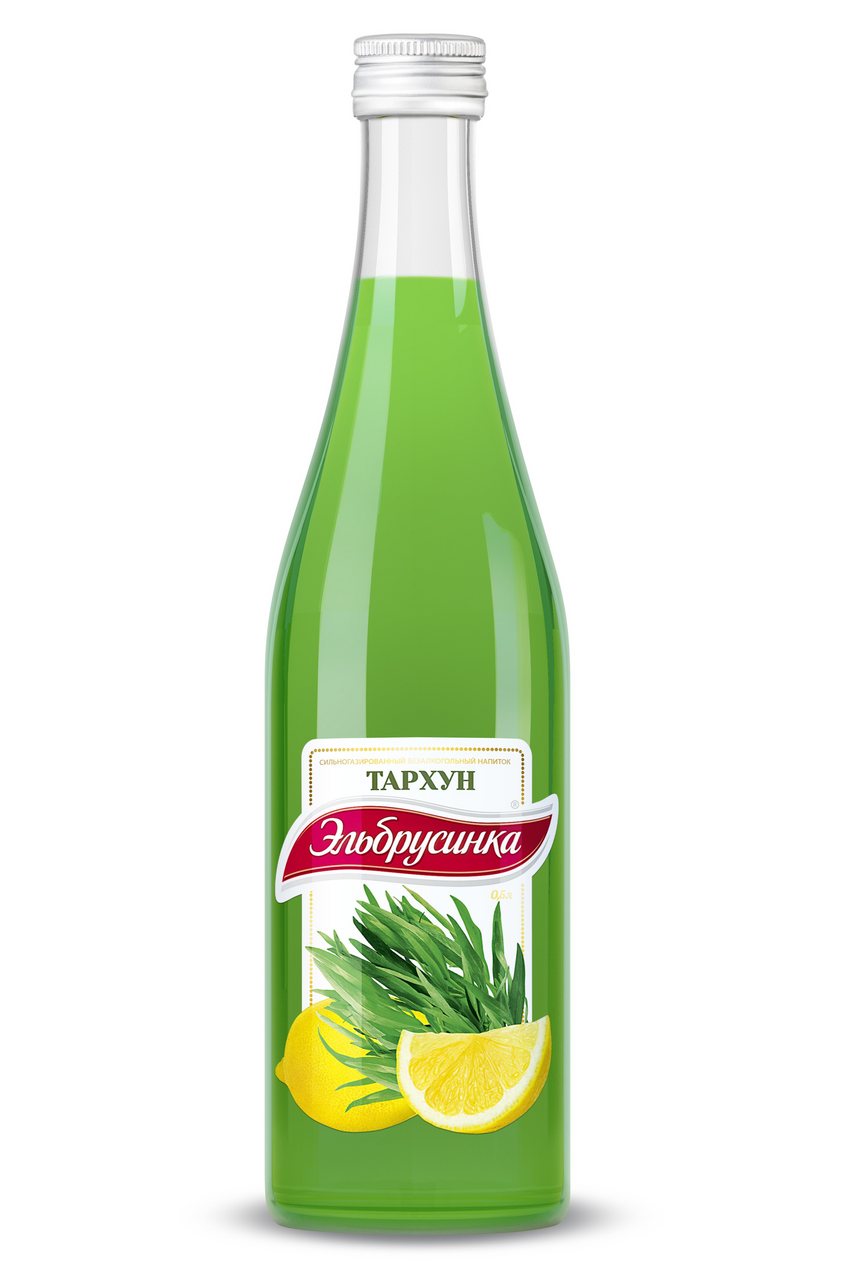 Напиток Эльбрусинка Тархун газированный, 500мл