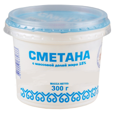 Сметана Свое-Наше 15%, 300г