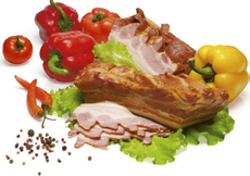 Грудинка Черкашин и Партнеръ Домашняя копчено-вареная, ~1кг